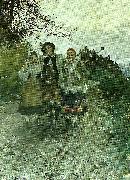 Anna Ancher tur hos damerna Spain oil painting artist